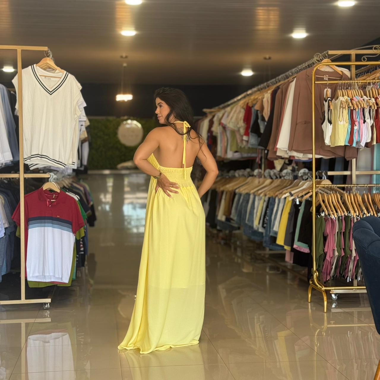 Vestido Longo em Chiffon - Imagem 3